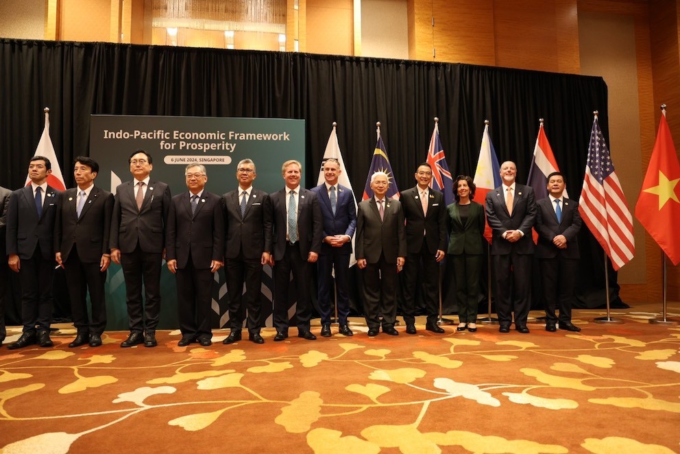 Bộ trưởng Nguyễn Hồng Diên tham dự Hội nghị Bộ trưởng Khuôn khổ Kinh tế Ấn Độ Dương – Thái Bình Dương vì sự thịnh vượng tại Singapore, ngày 6/6/2024. Bộ trưởng Nguyễn Hồng Diên tham dự Hội nghị Bộ trưởng Khuôn khổ Kinh tế Ấn Độ Dương – Thái Bình Dương vì sự thịnh vượng tại Singapore, ngày 6/6/2024.