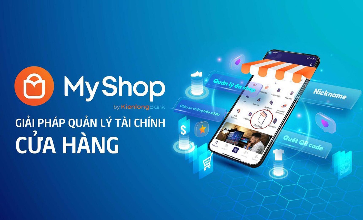 Myshop - bộ giải pháp quản lý tài chính chuỗi cửa hàng KienlongBank