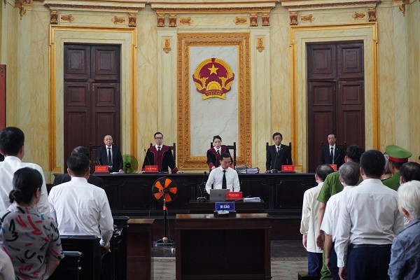 Hội đồng xét xử Tòa án Nhân dân TP.HCM tuyên án sơ thẩm vụ án Tổng công ty Địa ốc Sài Gòn.