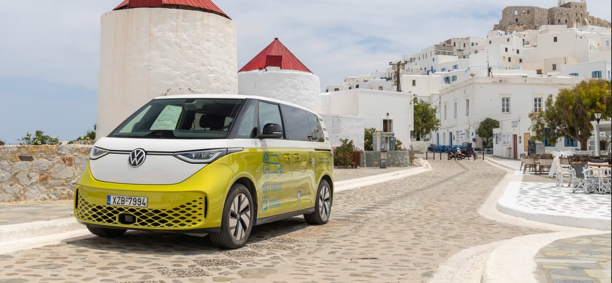 Xe điện được sử dụng phổ biến tại đảo Astypalea Xe điện được sử dụng phổ biến tại đảo Astypalea