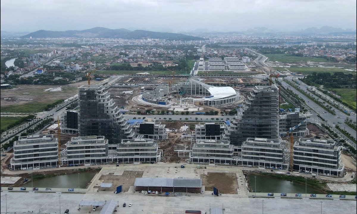 Dự án Trung tâm Chính trị - Hành chính và Trung tâm Nghệ thuật - Biểu diễn đang được Hải Phòng đầu tư tại Khu đô thị mới Bắc sông Cấm