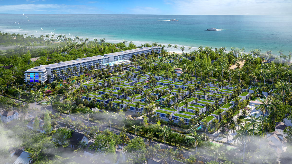 Dự án bất động sản nghỉ dưỡng Malibu Hội An của BCG Land hướng tới sử dụng năng lượng tái tạo (Ảnh: BCG Land)