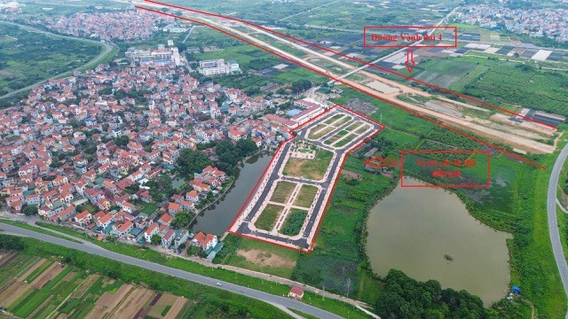 Vị trí 19 lô đất vừa được đấu giá ở khu Lòng Khúc, xã Tiền Yên, huyện Hoài Đức. Vị trí 19 lô đất vừa được đấu giá ở khu Lòng Khúc, xã Tiền Yên, huyện Hoài Đức.