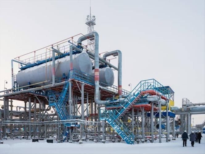 Một cơ sở khai thác khí đốt của Nga. Ảnh: Getty Images/TTXVN Một cơ sở khai thác khí đốt của Nga. Ảnh: Getty Images/TTXVN