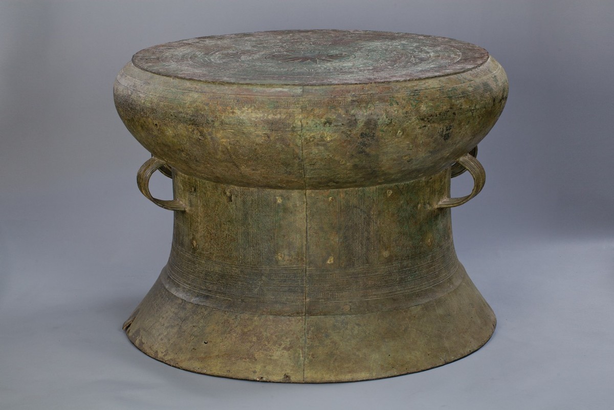 Hiện vật gốc Trống đồng Cổ Loa.