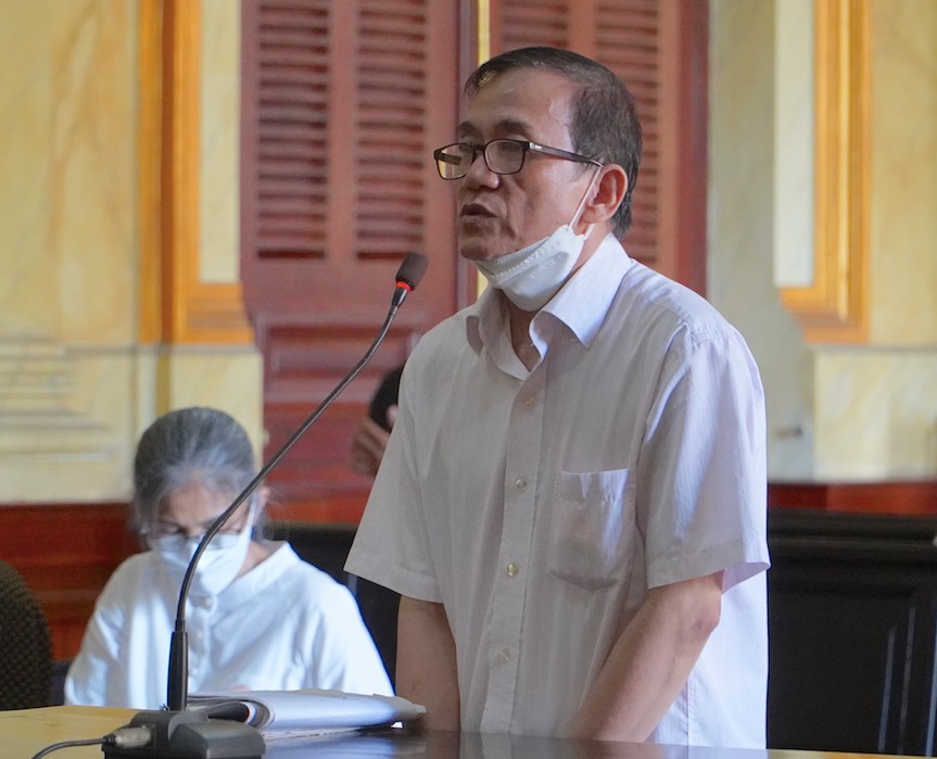 Bị cáo Trương Vui, cựu Chủ tịch HĐQT Công ty Upexim. Bị cáo Trương Vui, cựu Chủ tịch HĐQT Công ty Upexim.