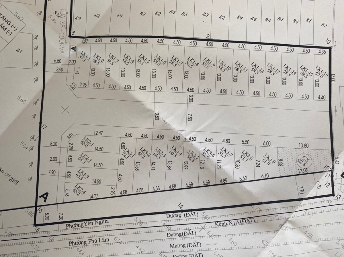 Bản đồ khu đất đấu giá Sau Chùa (phường Yên Nghĩa). Ảnh: Nhà đầu tư cung cấp Bản đồ khu đất đấu giá Sau Chùa (phường Yên Nghĩa). Ảnh: Nhà đầu tư cung cấp