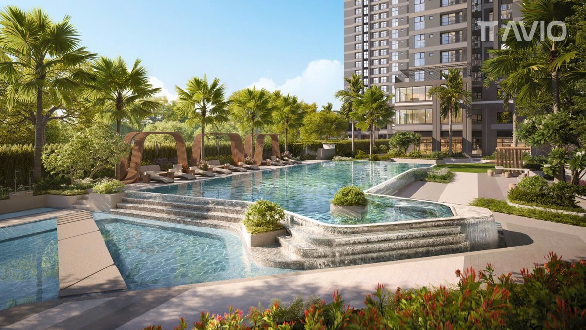 Tổ hợp hồ bơi công nghệ điện phân muối Galaxy Pool tại TT AVIO Tổ hợp hồ bơi công nghệ điện phân muối Galaxy Pool tại TT AVIO