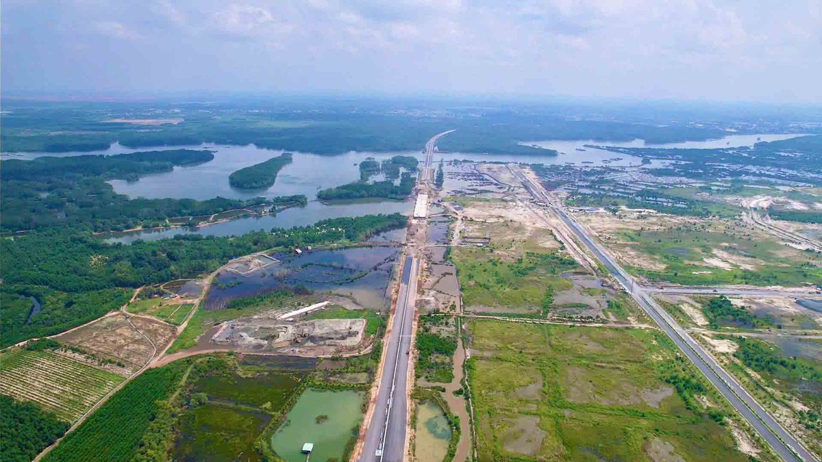Cao tốc Bến Lức - Long Thành đoạn qua tỉnh Đồng Nai dài 28,7 km.