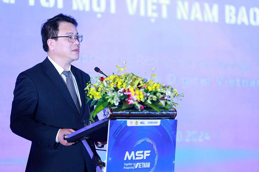 Thứ trưởng Bộ Kế hoạch và Đầu tư Trần Quốc Phương phát biểu khai mạc Diễn đàn Đa phương (MSF) 2024. Thứ trưởng Bộ Kế hoạch và Đầu tư Trần Quốc Phương phát biểu khai mạc Diễn đàn Đa phương (MSF) 2024.