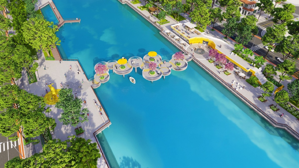 Công viên Lễ hội với kiến trúc độc đáo sẽ thu hút đông đảo cư dân và du khách Công viên Lễ hội với kiến trúc độc đáo sẽ thu hút đông đảo cư dân và du khách