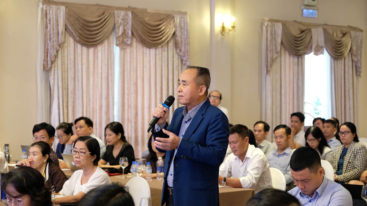 Ông Nguyễn Văn Đồi, Tổng giám đốc Công ty Sài Gòn 9 kiến nghị tại Hội nghị. Ảnh: Trọng Tín. Ông Nguyễn Văn Đồi, Tổng giám đốc Công ty Sài Gòn 9 kiến nghị tại Hội nghị. Ảnh: Trọng Tín.