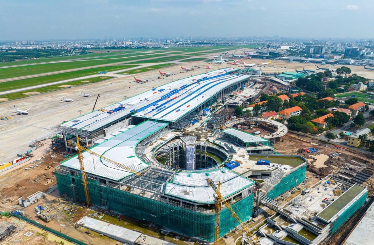 Đầu tư xây dựng nhà ga hành khách T3, công suất 20 triệu hành khách/năm và các công trình phụ trợ đồng bộ, phục vụ khai thác nội địa tại Cảng hàng không quốc tế Tân Sơn Nhất.