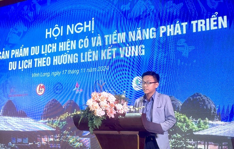 Ông Lê Minh Quang, Giám đốc phát triển- Công ty TNHH Thương mại và Du lịch Trọng Điểm (Tập đoàn Focus) phát biểu tại Hội nghị Ông Lê Minh Quang, Giám đốc phát triển- Công ty TNHH Thương mại và Du lịch Trọng Điểm (Tập đoàn Focus) phát biểu tại Hội nghị