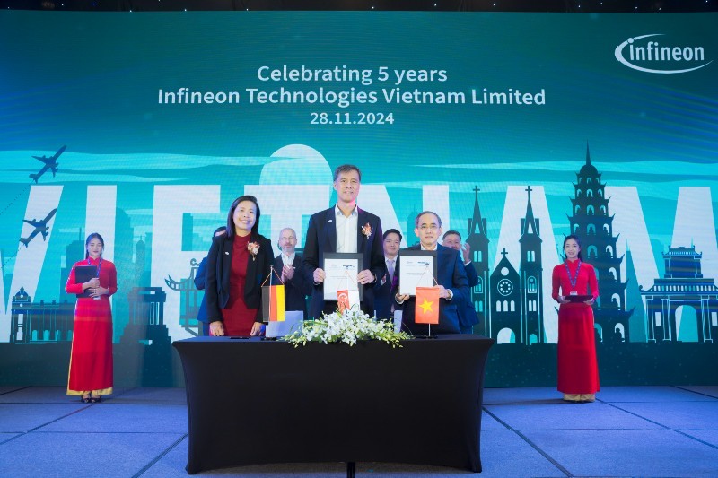 Infineon ký biên bản ghi nhớ hợp tác với Đại học Phenikaa Infineon ký biên bản ghi nhớ hợp tác với Đại học Phenikaa