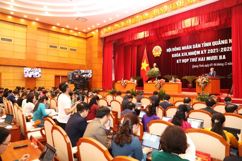 Quang cảnh phiên khai mạc kỳ họp. Ảnh: Đỗ Phương