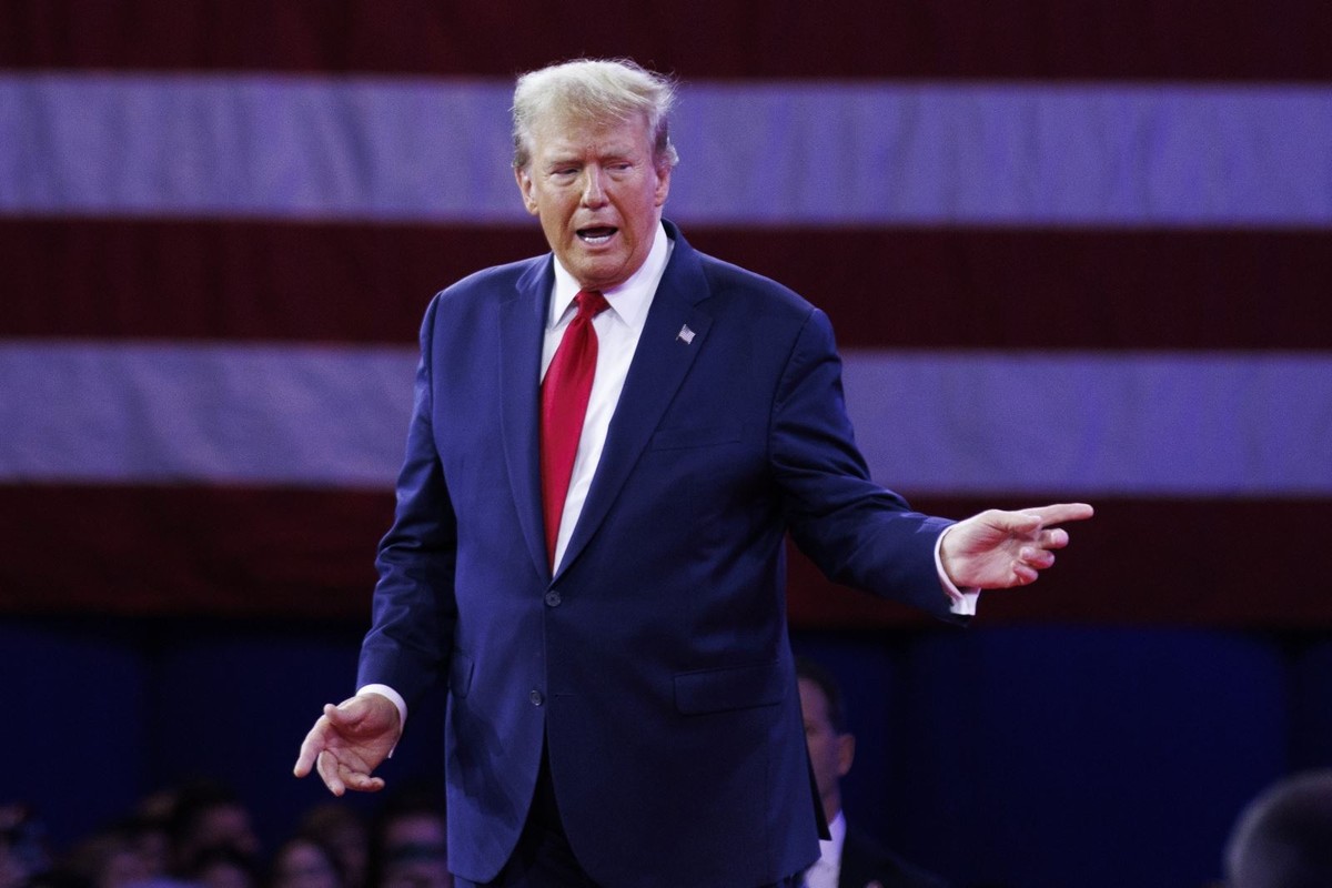 Ông Donald Trump phát biểu tại Maryland, Mỹ. Ảnh: THX/TTXVN