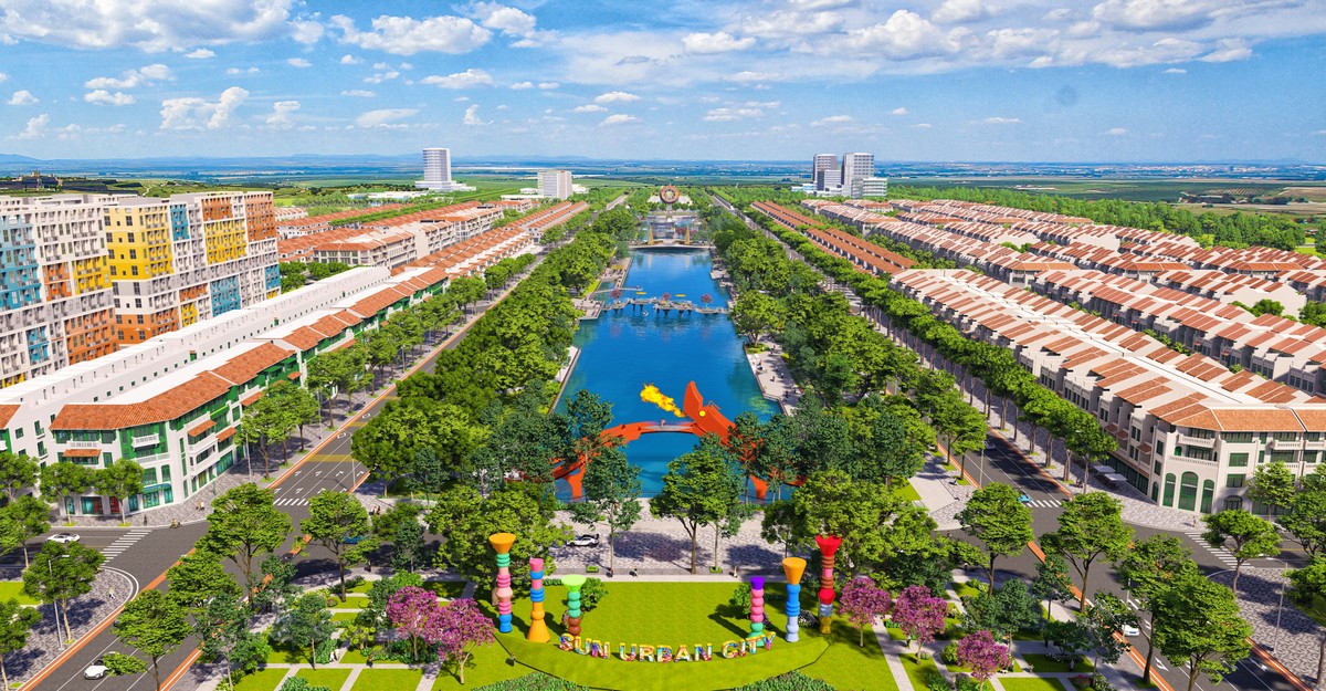 Dòng chảy văn hóa dọc theo trục đại lộ lễ hội trải dài 1.5km. Ảnh phối cảnh minh họa Sun Property. Dòng chảy văn hóa dọc theo trục đại lộ lễ hội trải dài 1.5km. Ảnh phối cảnh minh họa Sun Property.