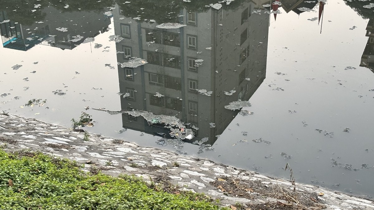 Mới đây, TP. Hà Nội đã đề xuất Thủ tướng cho xây dựng công trình khẩn cấp bổ cập nước từ sông Hồng vào Tô Lịch nhằm cải thiện môi trường. Ảnh: Thanh Vũ