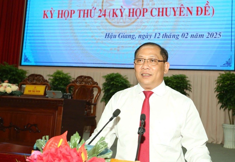 Bí thư Huyện ủy Long Mỹ (Hậu Giang) Trần Chí Hùng được bầu giữ chức Phó Chủ tịch UBND tỉnh Hậu Giang nhiệm kỳ 2021-2026