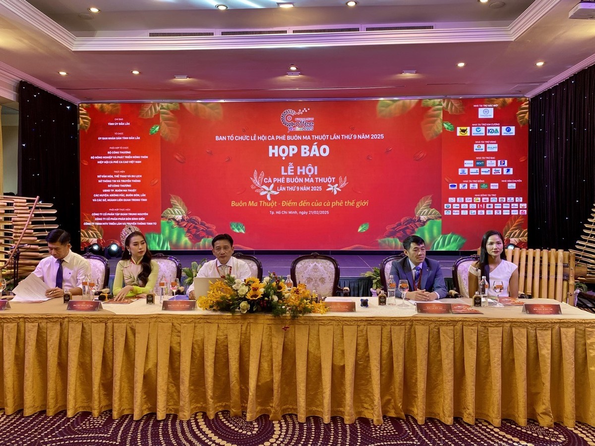 Họp báo thông tin về Lễ hội Cà phê Buôn Ma Thuột lần thứ 9 năm 2025. Họp báo thông tin về Lễ hội Cà phê Buôn Ma Thuột lần thứ 9 năm 2025.