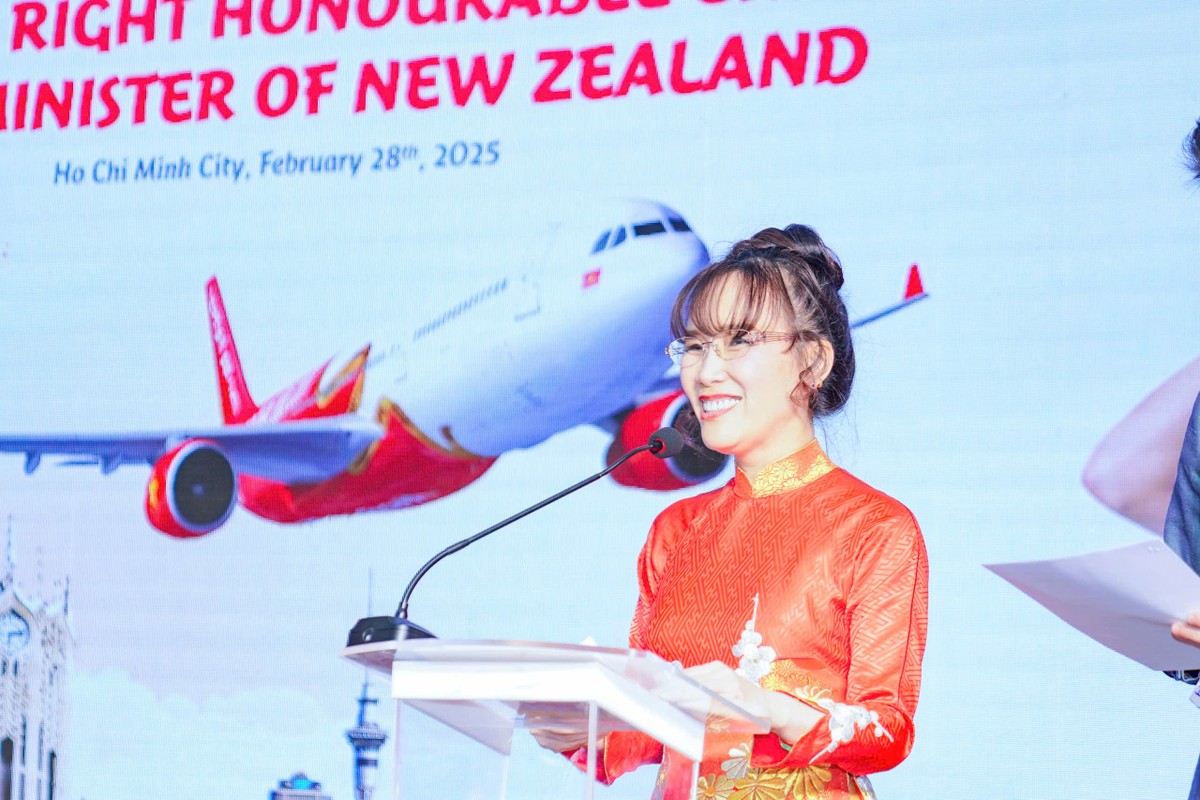 Tiến sĩ Nguyễn Thị Phương Thảo, Chủ tịch Vietjet phát biểu Tiến sĩ Nguyễn Thị Phương Thảo, Chủ tịch Vietjet phát biểu
