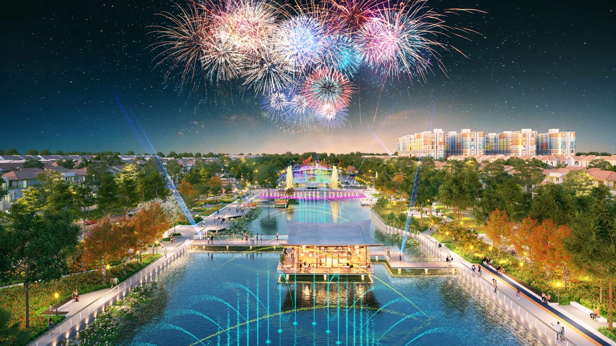 Phân khu Kim Ngân 1 sở hữu vị trí đắc địa kề cận trục đại lộ lễ hội (Ảnh phối cảnh minh họa: Sun Property) Phân khu Kim Ngân 1 sở hữu vị trí đắc địa kề cận trục đại lộ lễ hội (Ảnh phối cảnh minh họa: Sun Property)