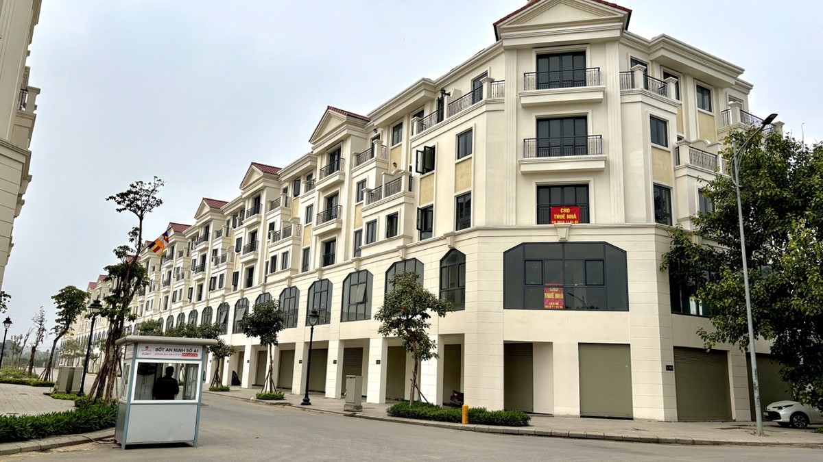 Trong hình là những căn nhà liền kề thuộc phân khu Hy Lạp với mức giá dao động khoảng 150 triệu đồng/m2. Trung bình, tổng giá trị mỗi căn sẽ khoảng 15 tỷ đồng. Trong hình là những căn nhà liền kề thuộc phân khu Hy Lạp với mức giá dao động khoảng 150 triệu đồng/m2. Trung bình, tổng giá trị mỗi căn sẽ khoảng 15 tỷ đồng.