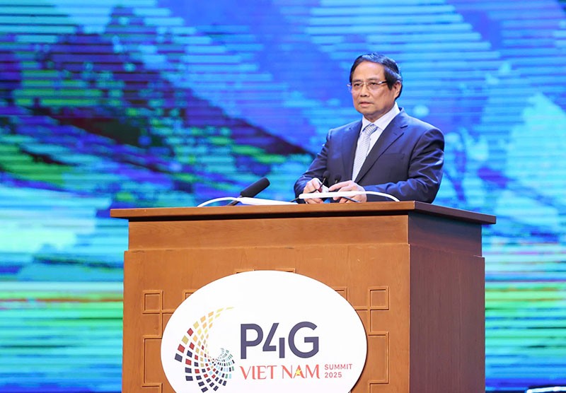 Thủ tướng Phạm Minh Chính phát biểu tại Hội nghị. Ảnh: Đức Thanh