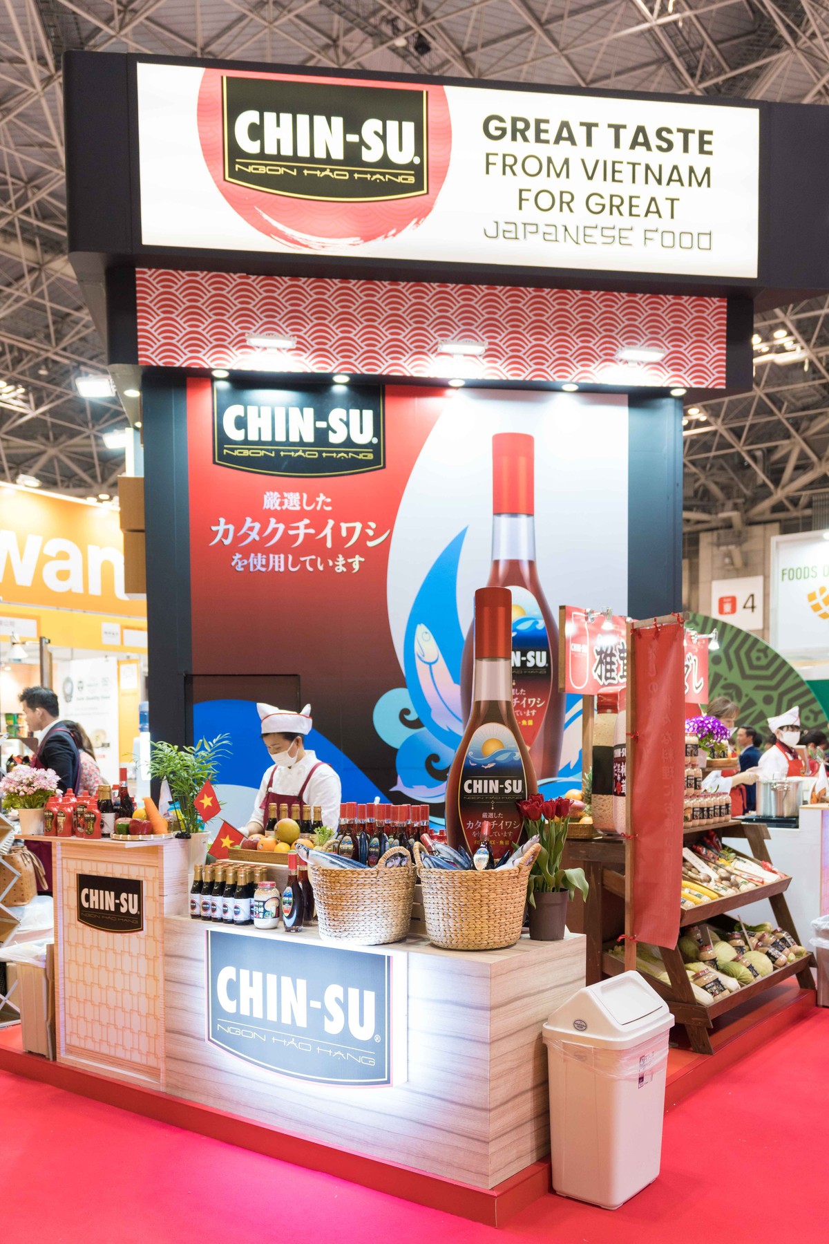 Chin-Su cá cơm biển đông là thương hiệu Việt thu hút tại Foodex Nhật Bản 2024 Chin-Su cá cơm biển đông là thương hiệu Việt thu hút tại Foodex Nhật Bản 2024