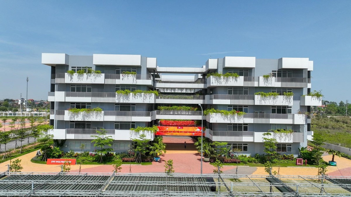 Một cơ sở đào tạo đang hoạt động tại khu đại học Nam Cao