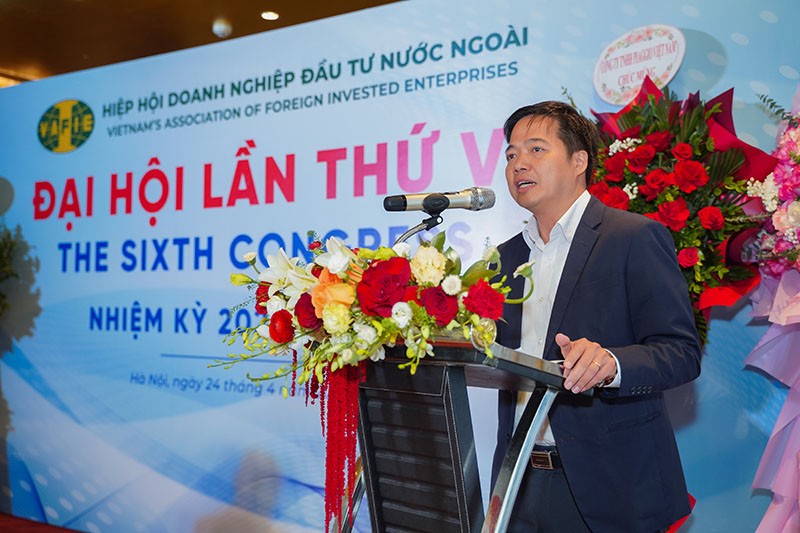 Ông Nguyễn Anh Tuấn, Phó Cục trưởng Cục Đầu tư nước ngoài (Bộ Tài chính) phát biểu. Ông Nguyễn Anh Tuấn, Phó Cục trưởng Cục Đầu tư nước ngoài (Bộ Tài chính) phát biểu.