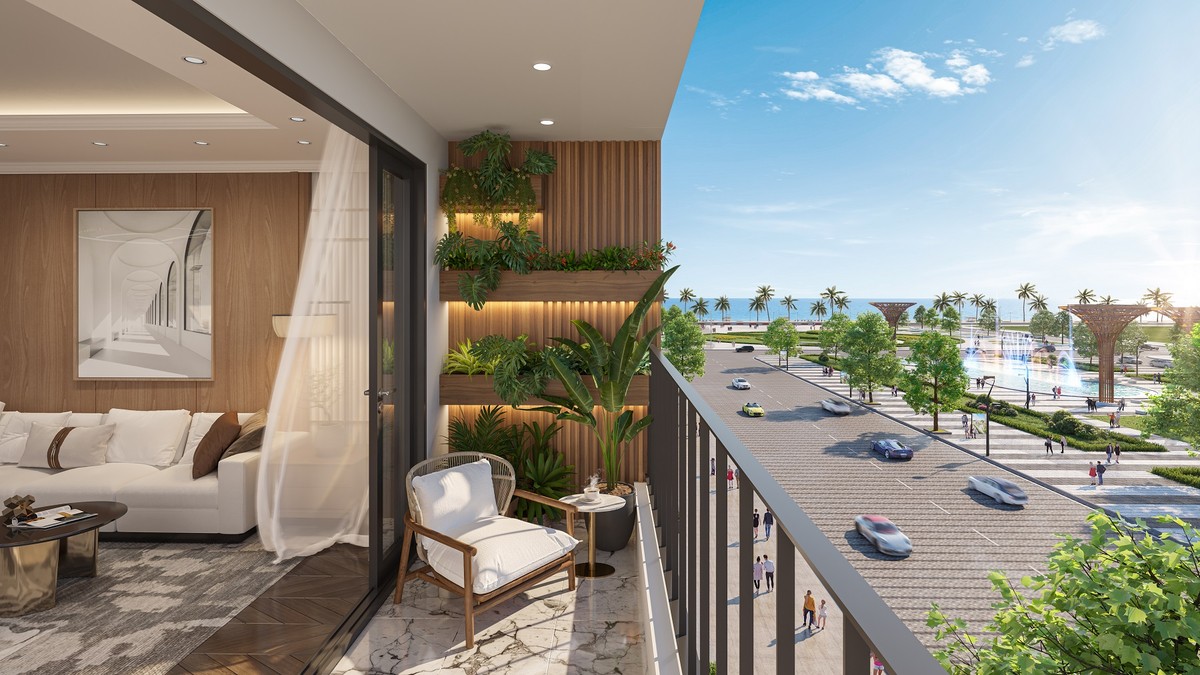 Tầm nhìn căn hộ The Pathway thu trọn biển trời Sầm Sơn Tầm nhìn căn hộ The Pathway thu trọn biển trời Sầm Sơn