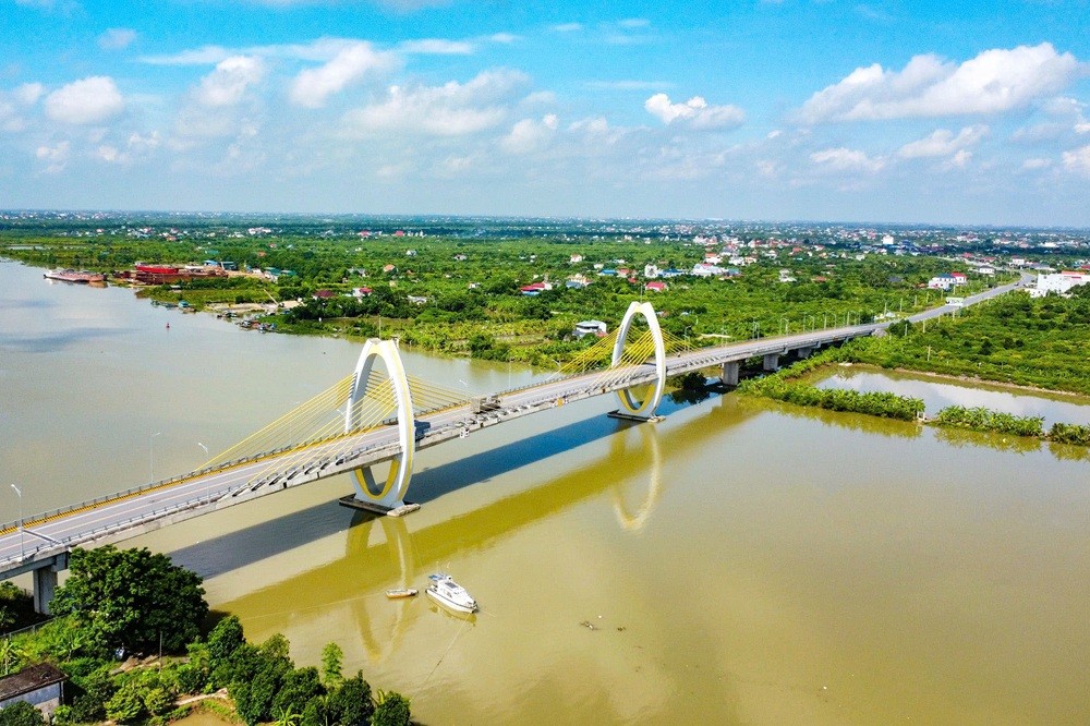 Cầu Quang Thanh kết nối huyện An Lão (Hải Phòng) và huyện Thanh Hà (Hải Dương) Cầu Quang Thanh kết nối huyện An Lão (Hải Phòng) và huyện Thanh Hà (Hải Dương)
