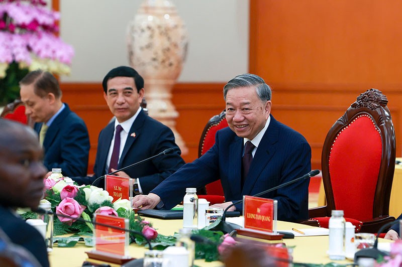 Tổng Bí thư Tô Lâm tại cuộc hội kiến. Ảnh: Đức Thanh