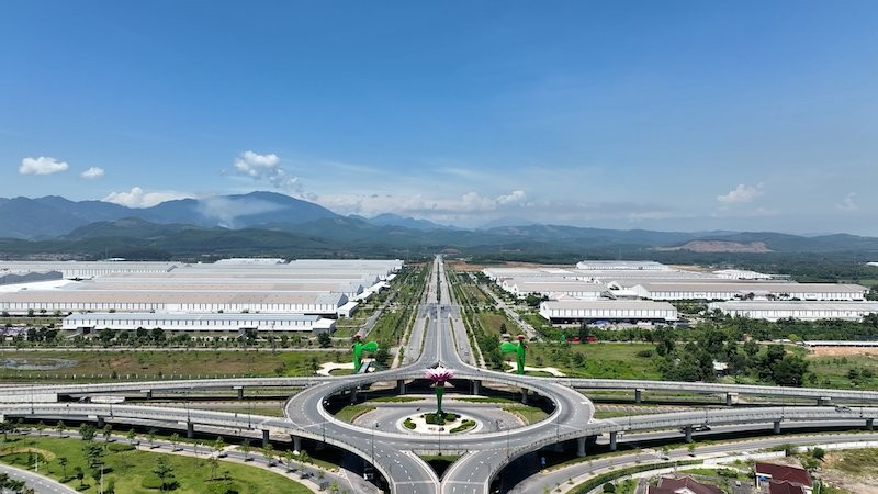 Khu công nghiệp cơ khí THACO tại Chu Lai.