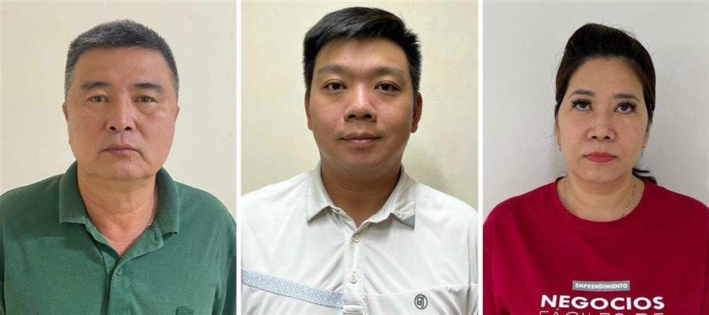 Từ trái qua: Nguyễn Lộc An, Trần Trác Việt Đức và Đỗ Thị Tuyết Nga. Từ trái qua: Nguyễn Lộc An, Trần Trác Việt Đức và Đỗ Thị Tuyết Nga.