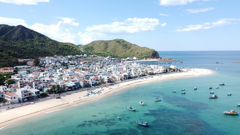 Xã Nhơn Hải, nơi thực hiện Điểm số 3, khu quy hoạch các khu dân cư Trung tâm xã Nhơn Hải.