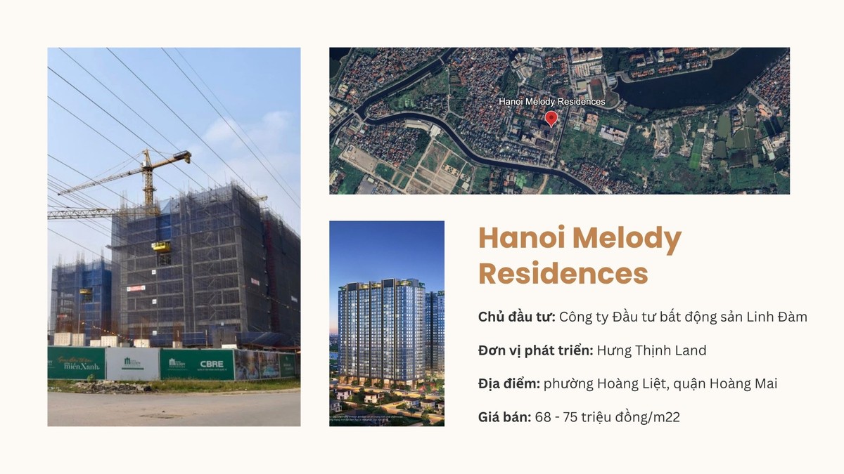 Nhiều dự án đã tái xuất sau khi được khơi thông pháp lý. Hà Nội Melody Residences cũng không phải ngoại lệ.