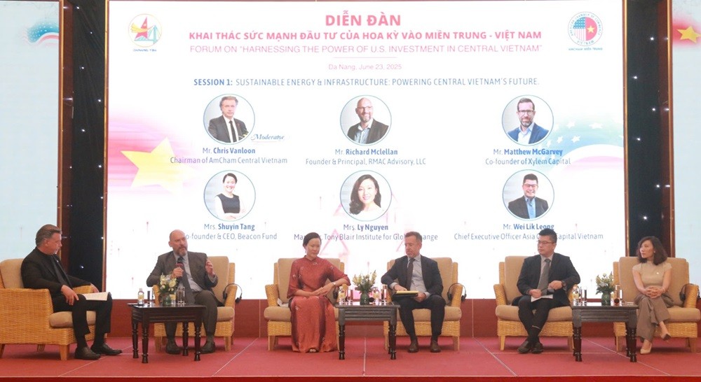 Hội Doanh nhân Trẻ Đà Nẵng phối hợp tổ chức diễn đàn &quot;Khai thác sức mạnh đầu tư của Hoa Kỳ vào miền Trung - Việt Nam”.