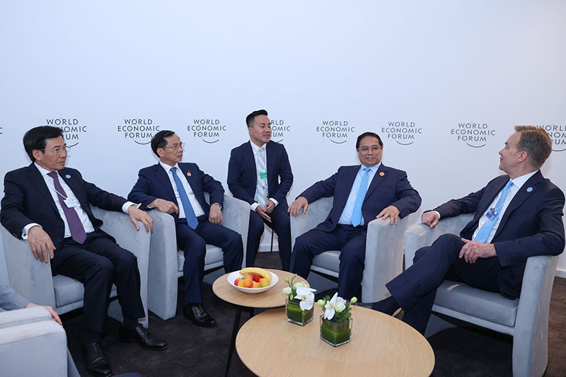 Chủ tịch điều hành WEF Borge Brende khẳng định Việt Nam là một sức hút của WEF và cộng đồng doanh nghiệp WEF rất quan tâm tới Việt Nam. Ảnh: Nhật Bắc.