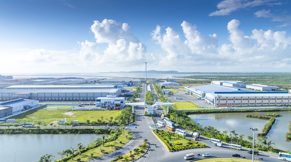 Khu kinh tế Đình Vũ - Cát Hải, TP. Hải Phòng. Ảnh: Huy Dung