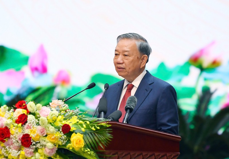 Tổng Bí thư Tô Lâm phát biểu tại chương trình. Ảnh: Đức Thanh. Tổng Bí thư Tô Lâm phát biểu tại chương trình. Ảnh: Đức Thanh.