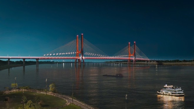 Phối cảnh dự án đầu tư xây dựng cầu Ngọc Hồi. Phối cảnh dự án đầu tư xây dựng cầu Ngọc Hồi.