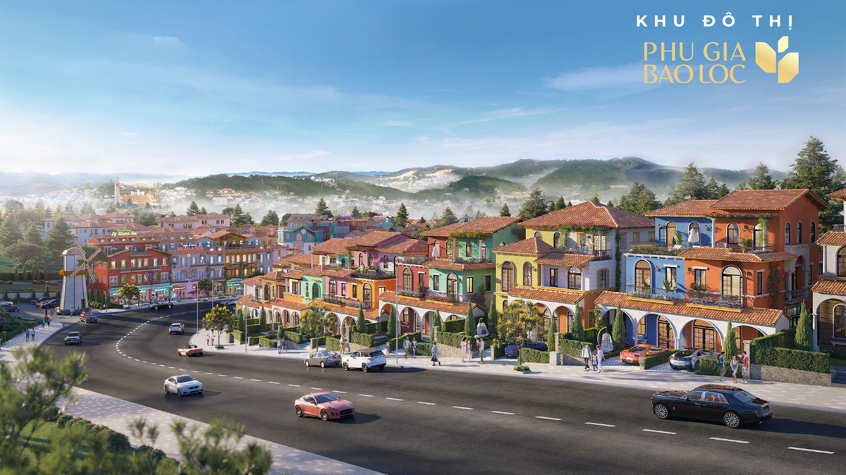 Phối cảnh đa sắc màu tại dự án KĐT Phú Gia Bảo Lộc Phối cảnh đa sắc màu tại dự án KĐT Phú Gia Bảo Lộc