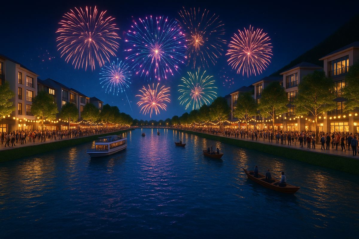 Phối cảnh tổ hợp đô thị nghỉ dưỡng, vui chơi giải trí Bà Nà-Suối Mơ