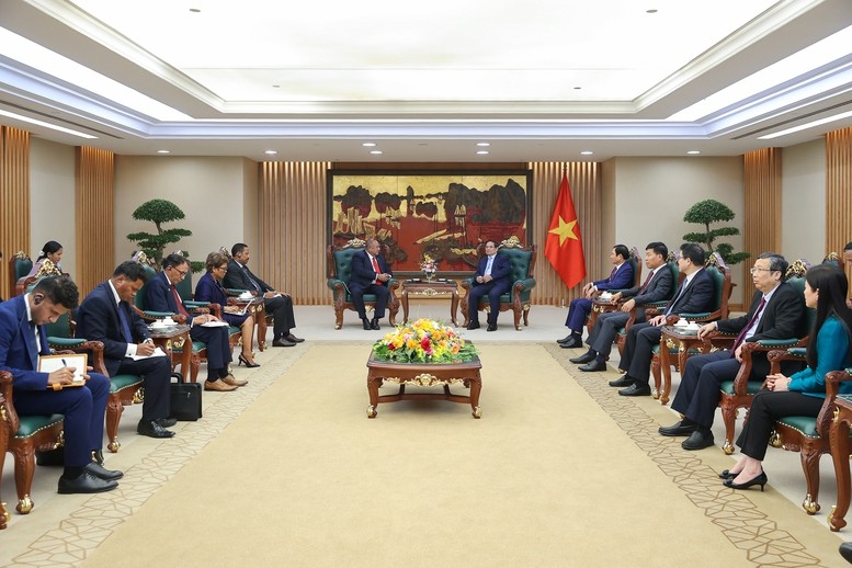 Quang cảnh buổi tiếp.