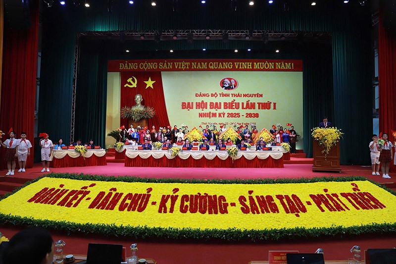 Đại hội đại biểu Đảng bộ tỉnh Thái Nguyên lần thứ I, nhiệm kỳ 2025-2030 sẽ diễn ra từ ngày 22/9-24/9 tại Trung tâm Văn hoá tỉnh Thái Nguyên