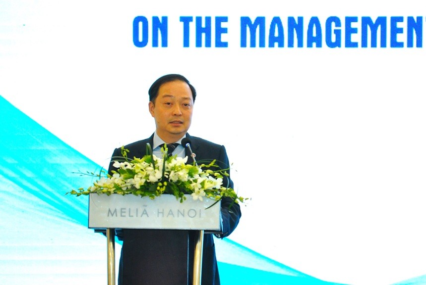 Ông Nguyễn Quốc Phương phát biểu khai mạc hội thảo. Ảnh: Đức Minh.