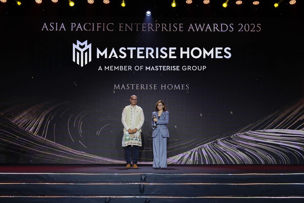 Masterise Homes được vinh danh “Inspirational Brand Award” nhờ hành trình truyền cảm hứng sống chuẩn quốc tế tại Việt Nam